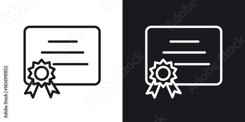 Diploma icon for apps, websites and graphic projects.