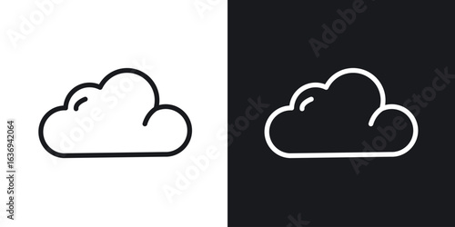 Cloud icon for apps, websites and graphic projects.
