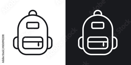 Backpack icon for apps, websites and graphic projects.