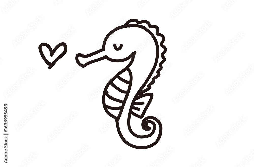 Fototapeta premium タツノオトシゴ