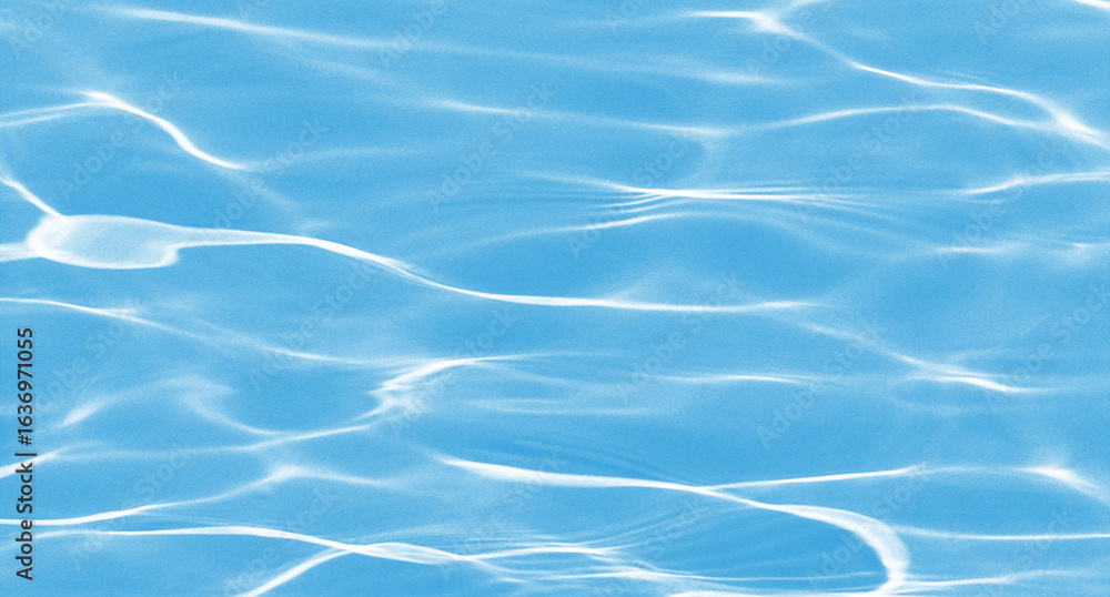 Fototapeta premium blue water surface on transparent background