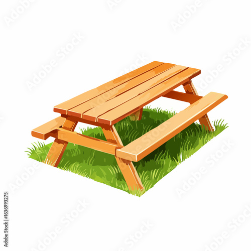 Picknicktisch aus Holz