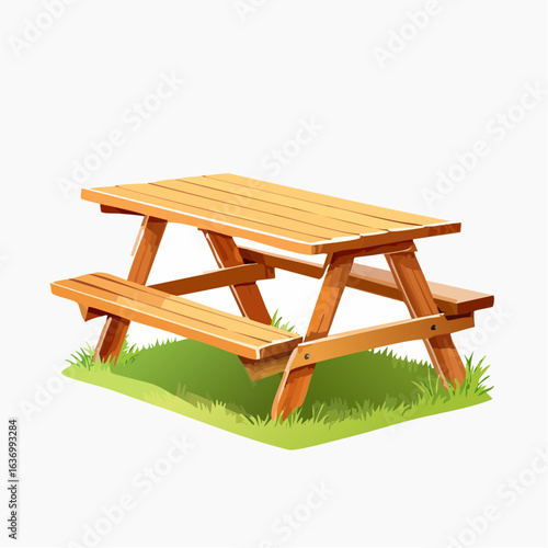 Picknicktisch aus Holz