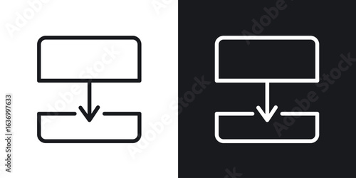 Diagram next vector icon. Design graphic in outline style illustration.