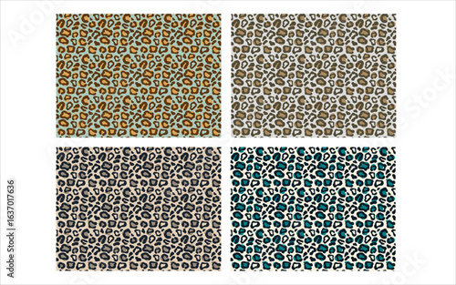 “Seamless leopard print background with warm, natural tones. Ideal for fashion apparel, fabric design, accessories, digital wallpapers, and surface pattern projects. Stylish animal skin texture trend