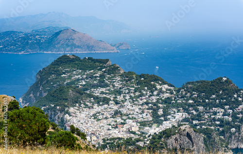 Photos Capri, viewed eastward from Monte Solaro’s summit