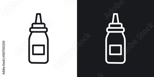 Sauce icon web design element. line icon