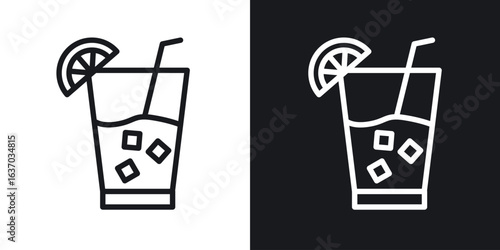 Drink icon web design element. line icon
