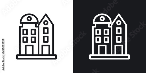 Amsterdam icon web design element. line icon