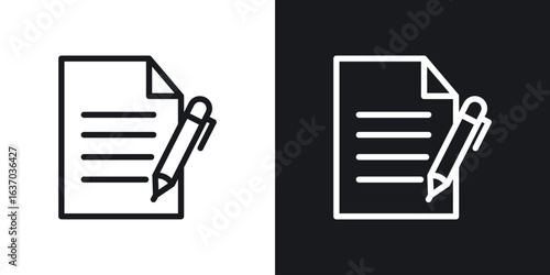 Form icon web design element. line icon