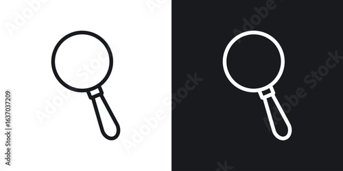 Search icon web design element. line icon