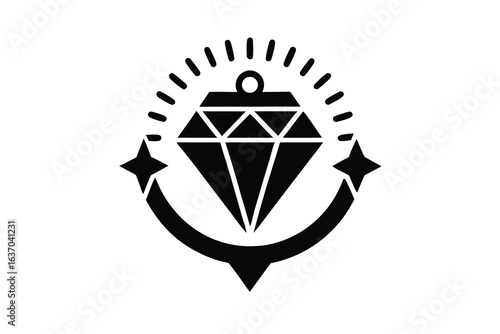 jewelry store vector icon