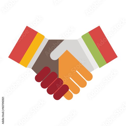 hand shake hand