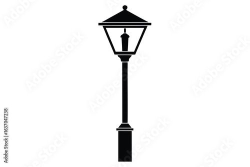 street lamp vector icon