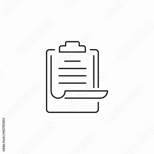 notes page icon sign vector