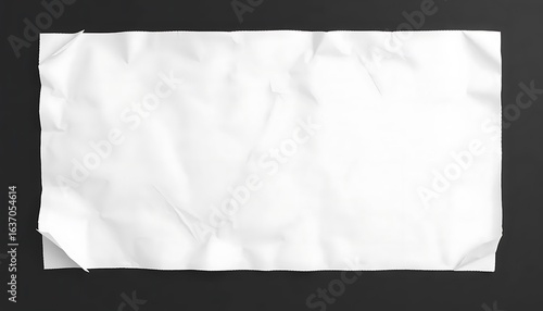 Wallpaper Mural White Crumpled Glued Mockup Paper Poster Template Black Background Torontodigital.ca
