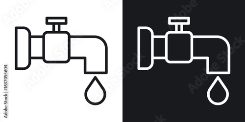 Tap icon thin line outline art. Doodle graphics