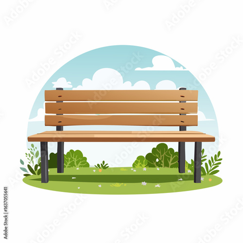 Gartenbank aus Holz