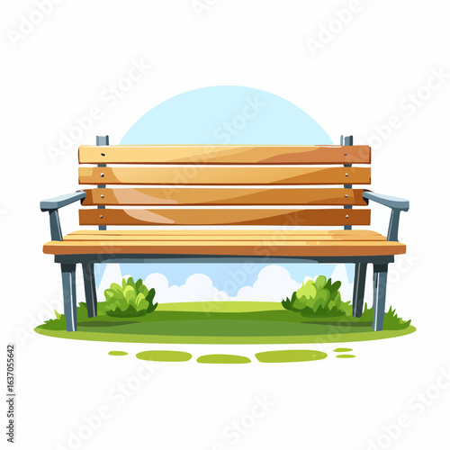 Gartenbank aus Holz