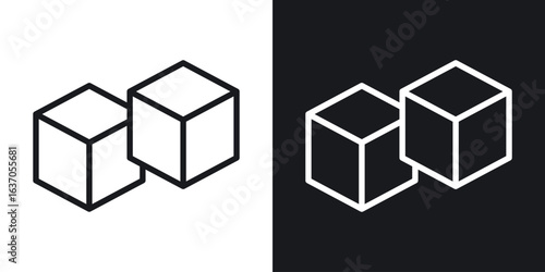 Sugar icon thin line outline art. Doodle graphics