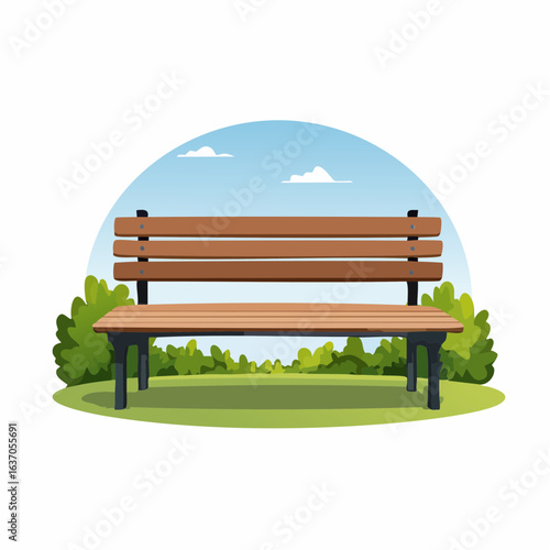 Gartenbank aus Holz