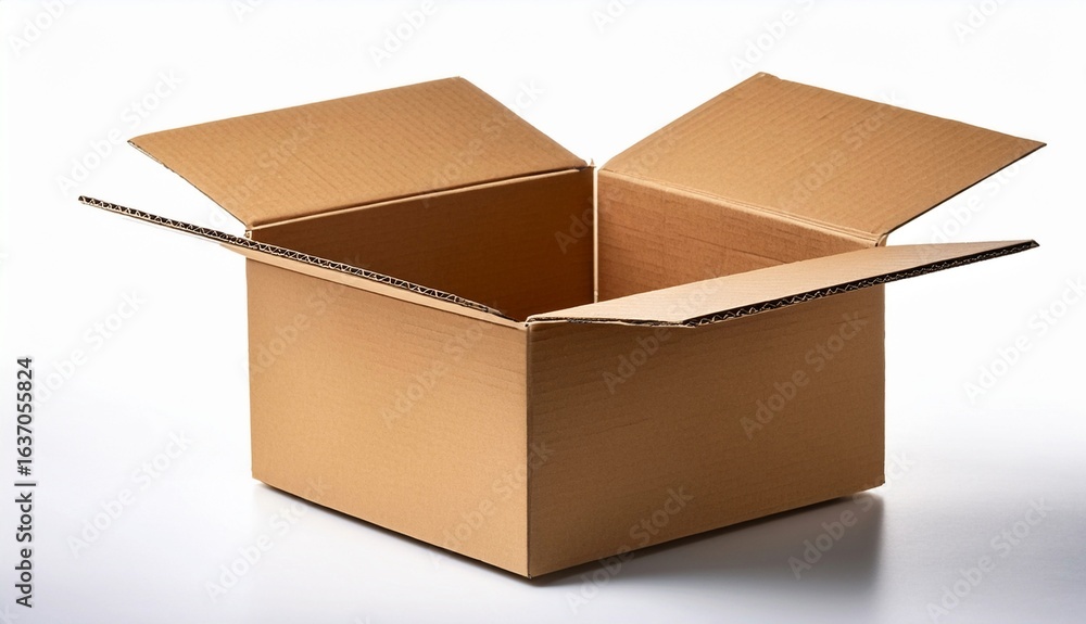 Open Cardboard Box Open Cardboard Box