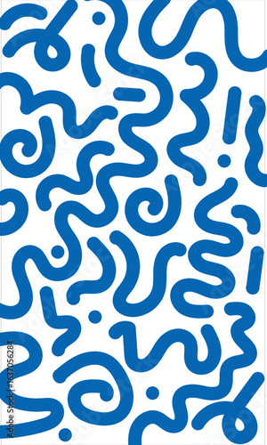 Fondo vertical con trazos de color azul lineales