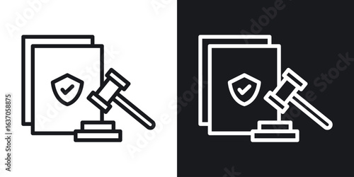 Code of conduct icon thin line outline art. Doodle graphics