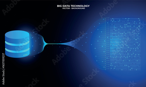 Multicolored futuristic wavelines fiber and digital data flow in a room with a glowing server transmitting data. Server room futuristic network connection background. blue coloured. Technology concept