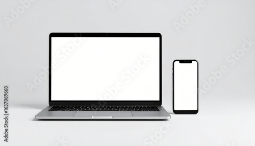 Laptop and Smartphone Screen Mockup