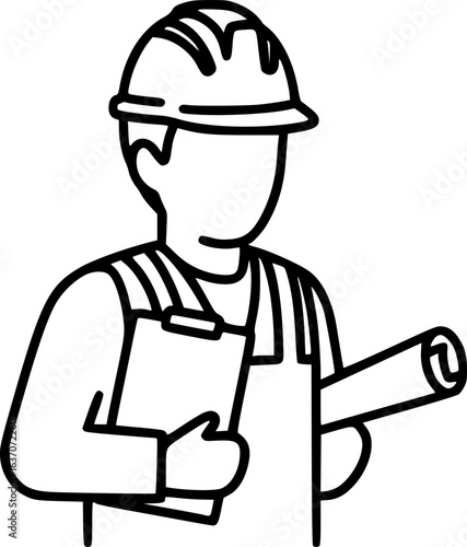 construction worker helmet icon safety
