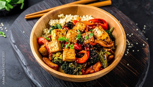 Wallpaper Mural Healthy Asian-inspired bowl Torontodigital.ca