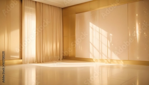 Photo interior modern design room 3d illustration