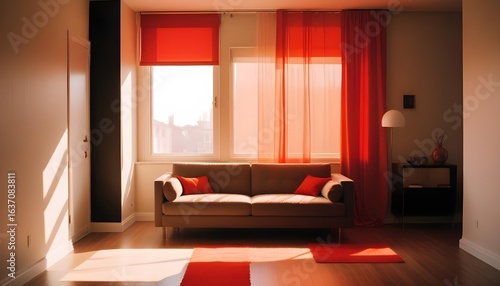 Photo interior modern design room 3d illustration