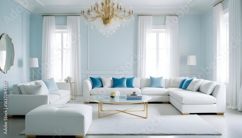 Photo interior modern design room 3d illustration