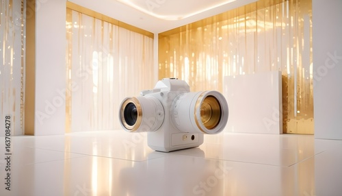 Photo interior modern design room 3d illustration