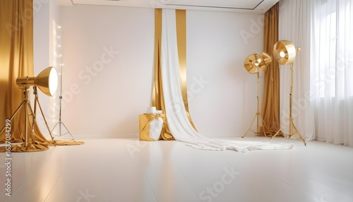 Photo interior modern design room 3d illustration