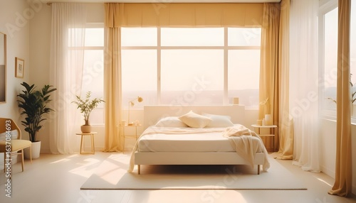 Photo interior modern design room 3d illustration