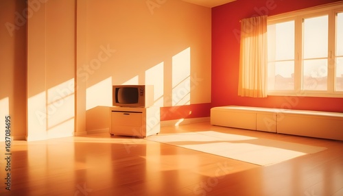 Photo interior modern design room 3d illustration