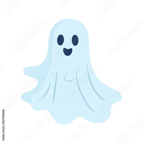cute ghost illustration isolated png
