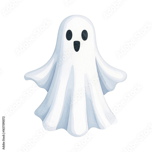 cute ghost illustration isolated png