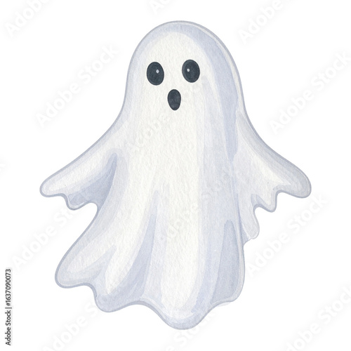 cute ghost illustration isolated png