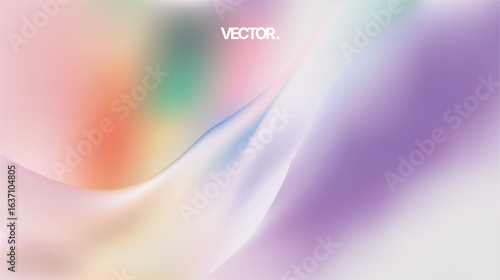 A Sophisticated and Abstract Colorful Vector Design Perfectly Crafted for Modern Media Use