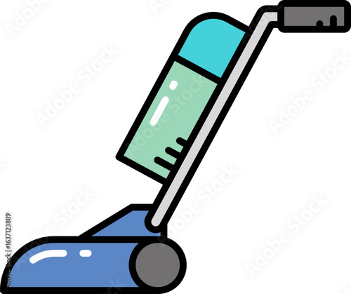 Cordless stick line icon
