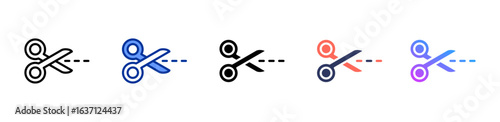 Cut icon sheet multiple style collection