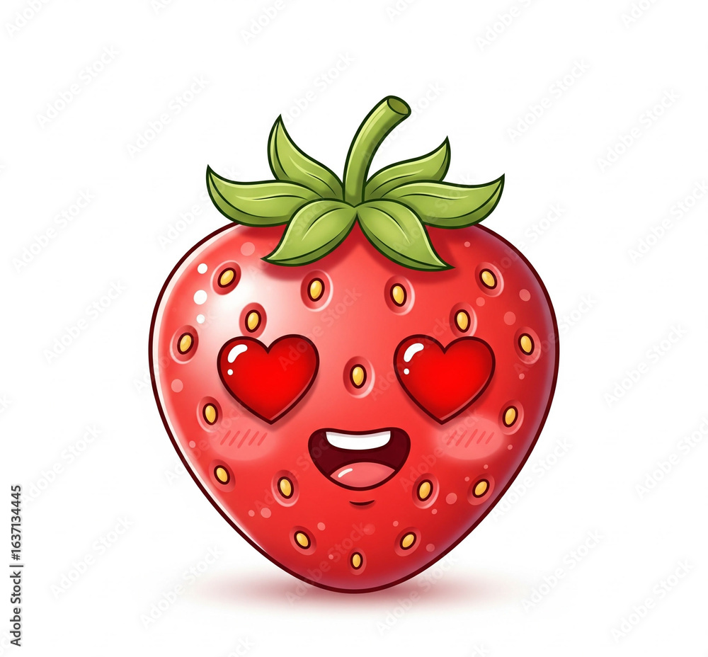 Obraz premium strawberry isolated on white background