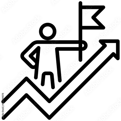self improvement  icon for Self improvement, business, website, application, printing, document, poster design, etc