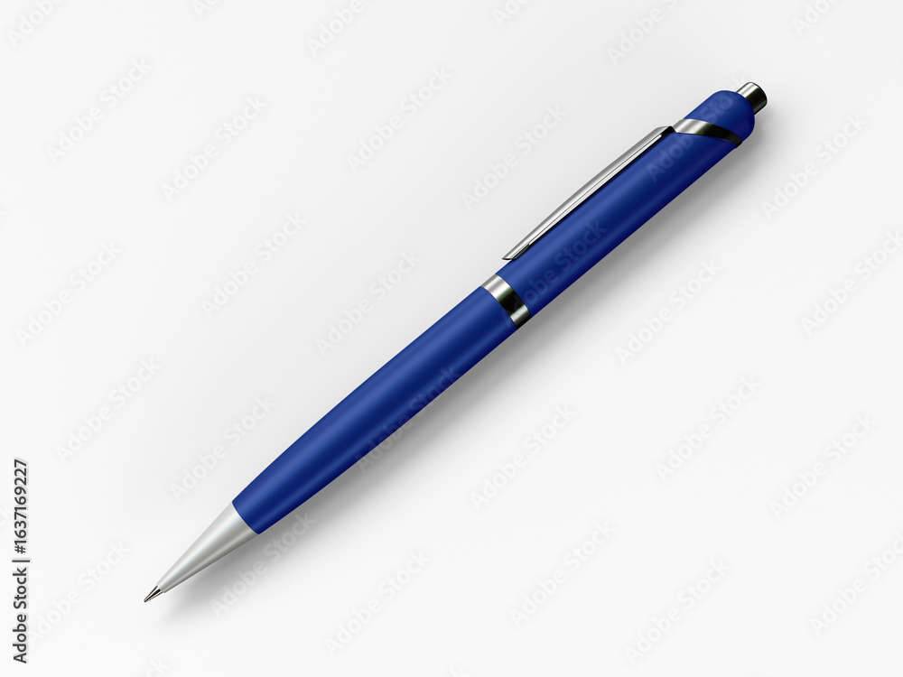 Perfectly cut-out image of a blue ballpen - View #1 - isolated background and shadow - Exclusive Mockups for Branding and Packaging Design Perfectly cut-out image of a blue ballpen - View #1 - isolated background and shadow - Exclusive Mockups for Branding and Packaging Design