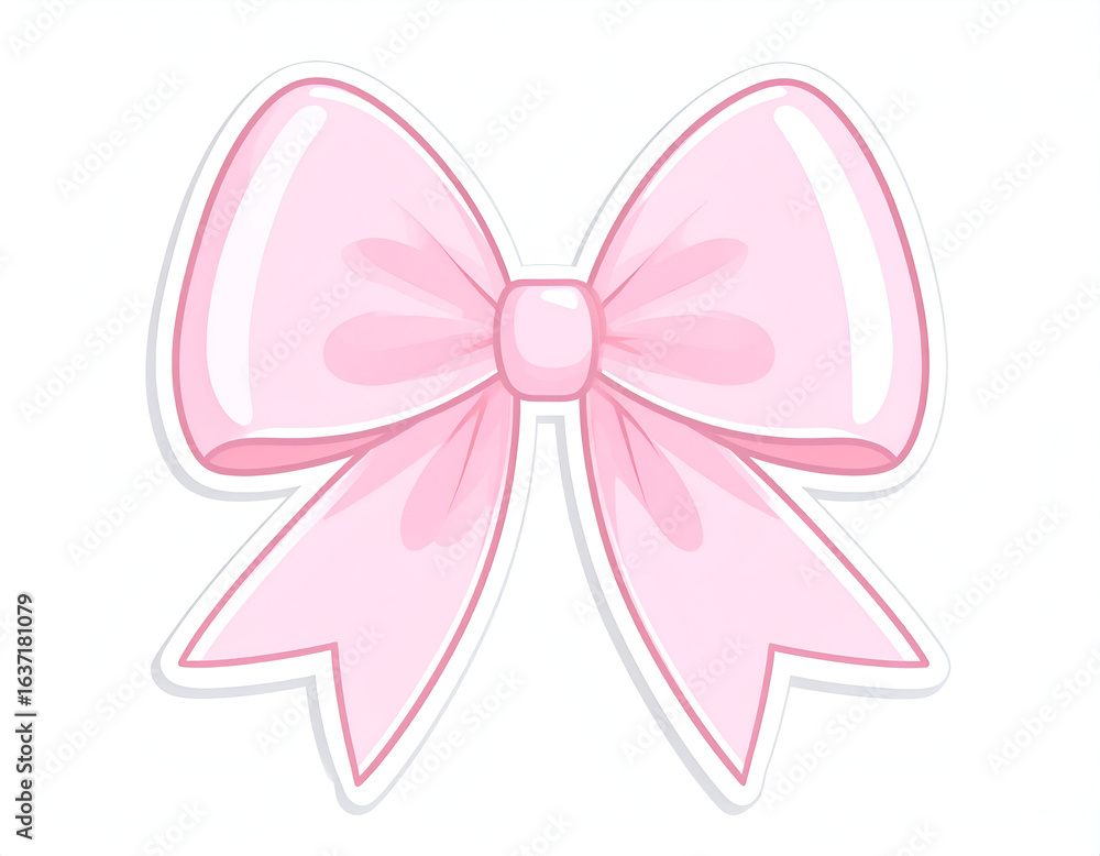 Pink Ribbon Bow Clipart. Pink Ribbon Bow Clipart.