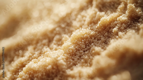 Closeup granular substance texture